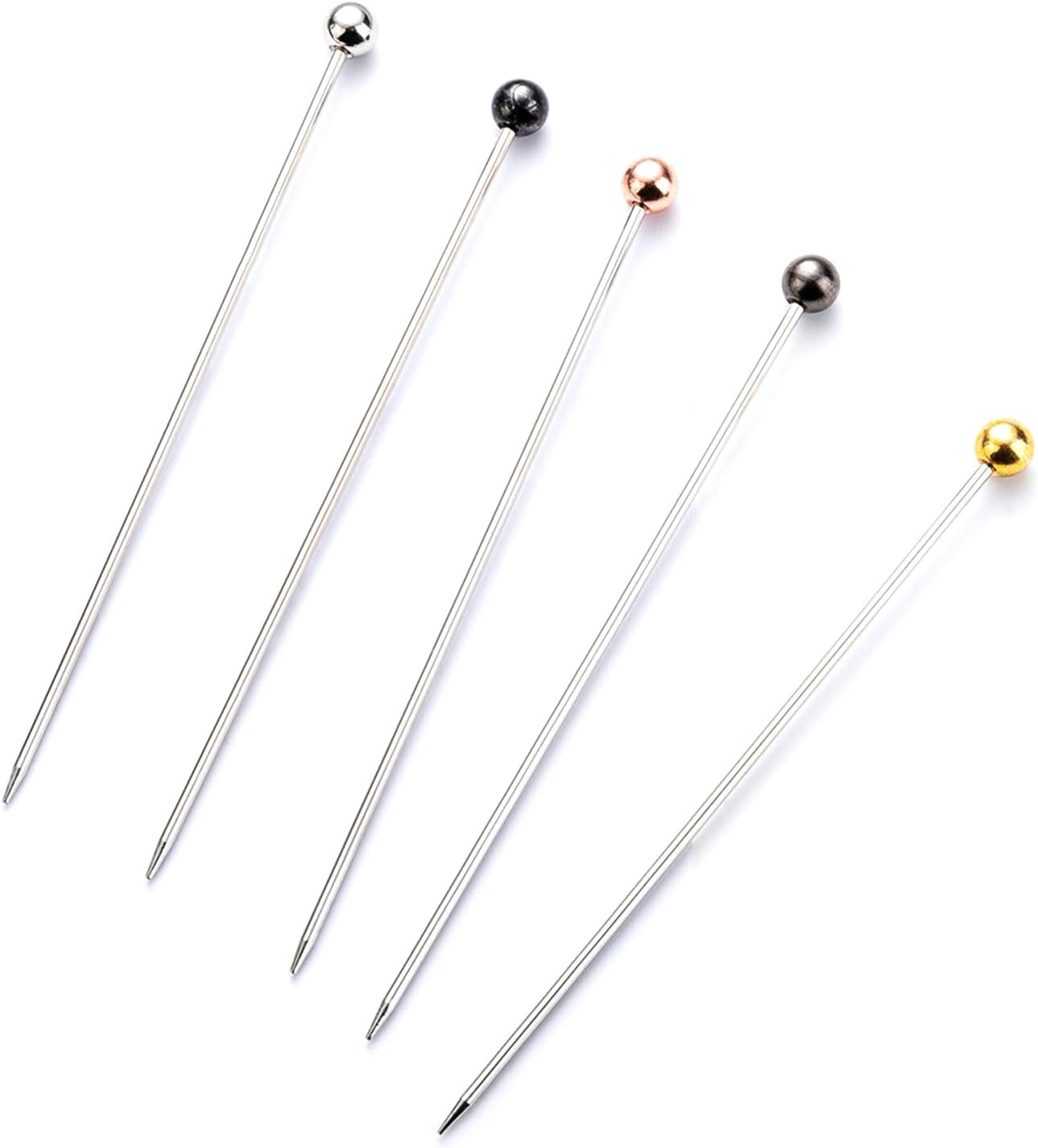 6Pcs Practical Cake Tester Skewer Needle Stainless Steels Cake Tester Stick For Kitchen Home Bakery Tool Easy To Use