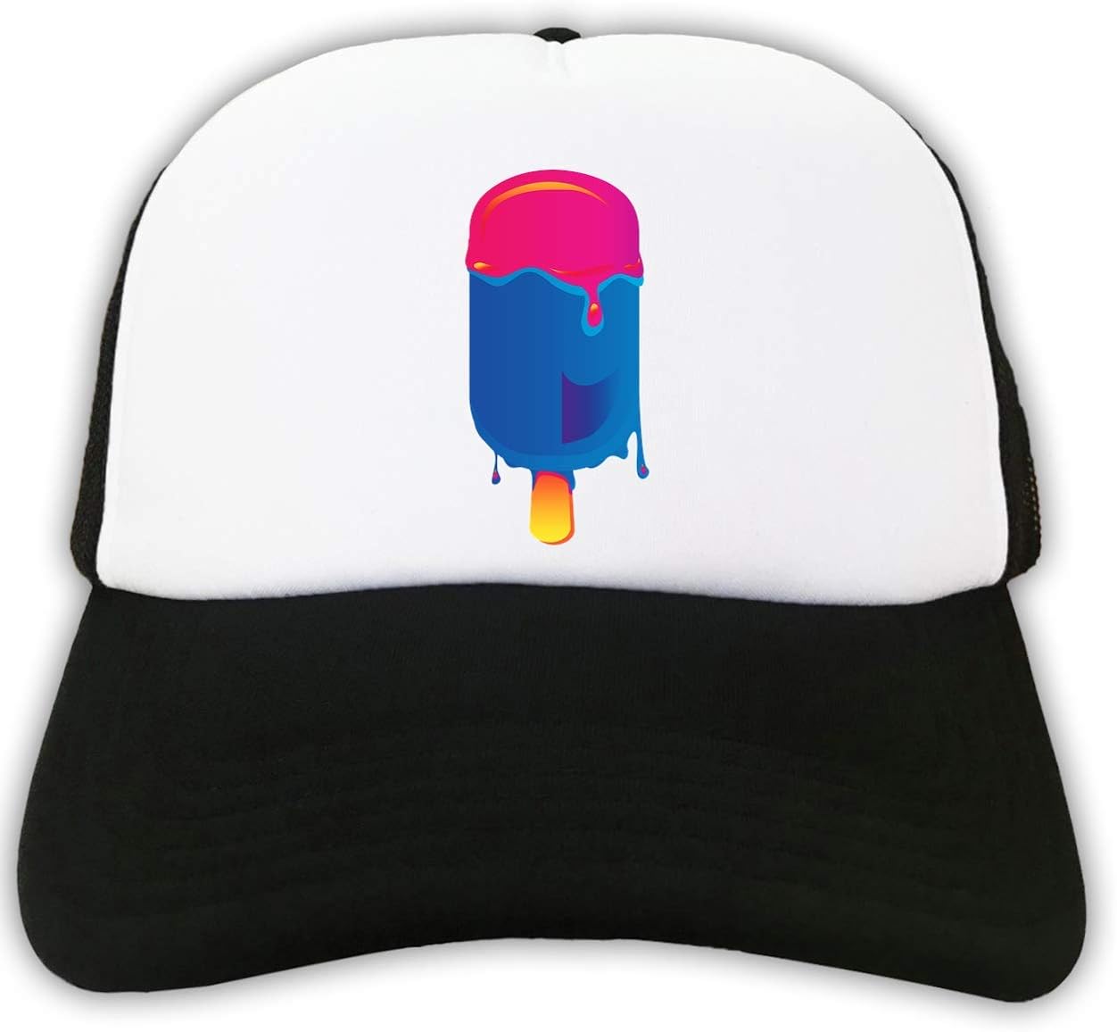 Colorful Ice Cream Graphic Trucker Cap 