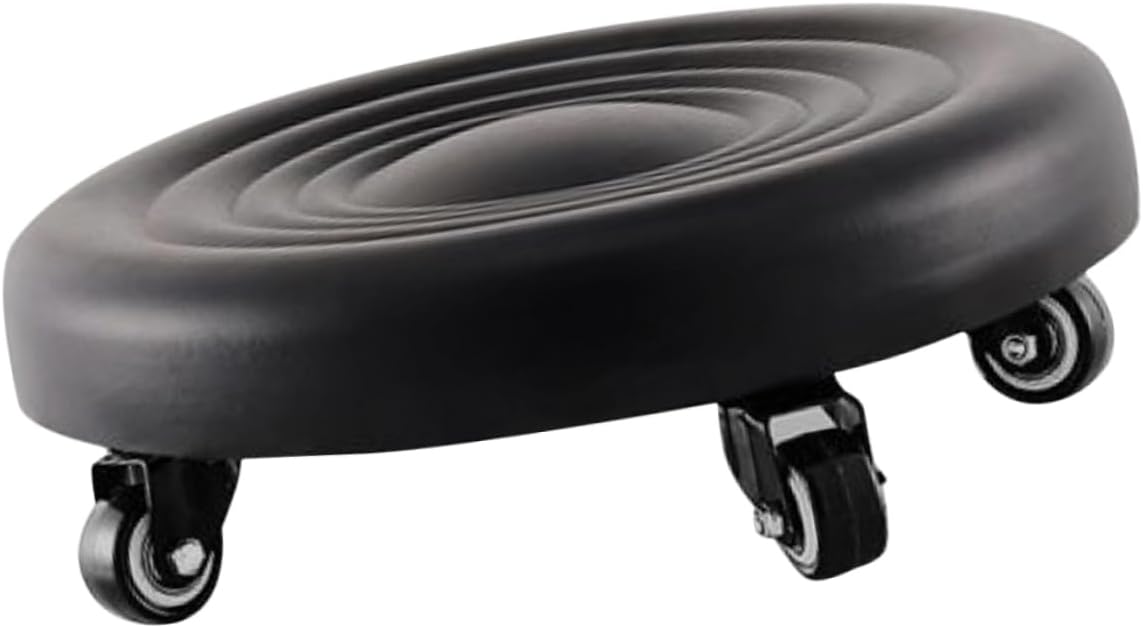 HOMSFOU Foot Rest Stool Step Stool for Bedside Mobile for Office Kitchen Bathroom