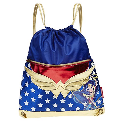 Karactermania DC Super Hero Girls Wonder Woman Bolsa de Cuerdas para El Gimnasio  41