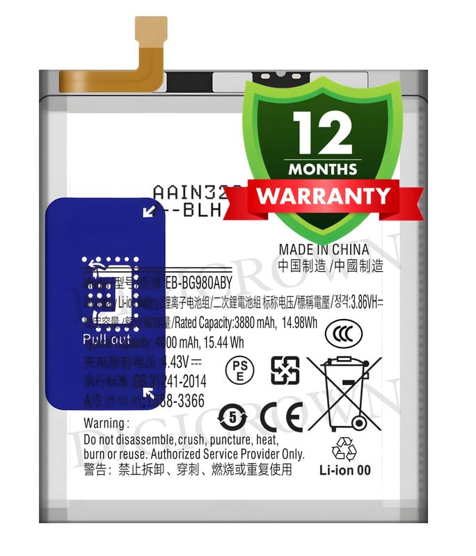 Image of Original EB-BG980ABY Battery Compatible for Samsung Galaxy S20 4G - (5000mAh) - 1 Year Warranty DF7