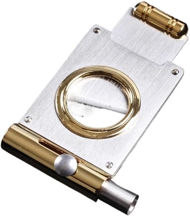 Cigar Cutter 22mm Guillotine 8mm Puncher Stainless Steel Metal Slicer Portable Smoking Accessories Tool Pocket
