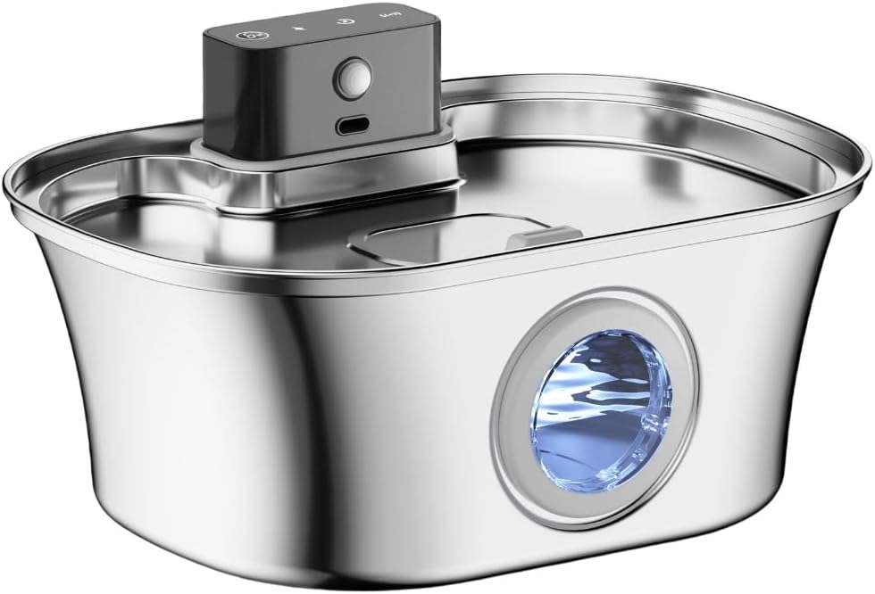 Motion Activated Pet Water Fountains Automatic Durability Cats Water Fountains for Busy Pet Owners