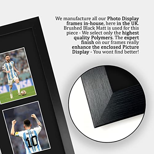 HWC Trading FR A3 Lionel Messi Argentina Gifts Printed Signed Autograph Picture for Football Fans and Supporters - A3 Framed