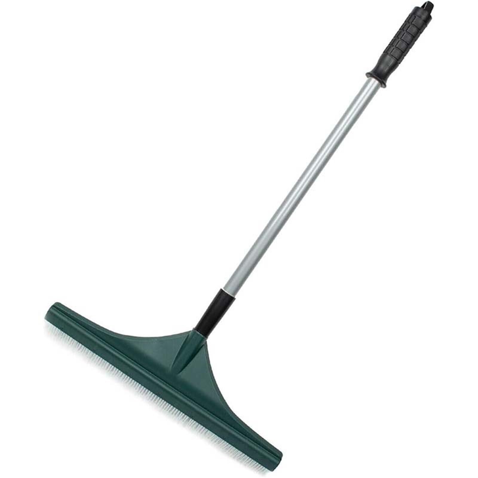 Rastrello da Giardino, rastrello livellatore per Prato, rimozione delle Erbacce e per Lavorare Il Terreno, Muschio per Raccogliere detriti Sciolti tra Le Piante