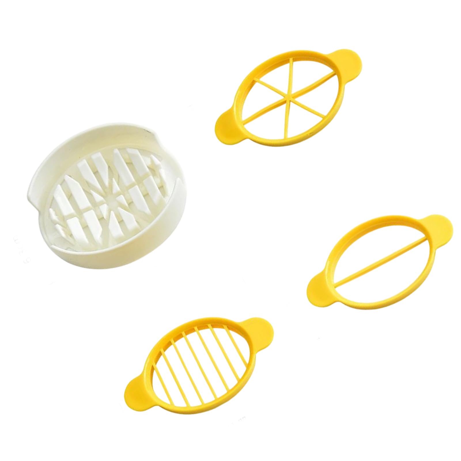ZEPFJHE Kitchen Gadget Eggs Cutter for Slicing and Dividing Hard Boiled and Century Stainlessed Steel Construction Stainlessed Steel Slicers Peeler