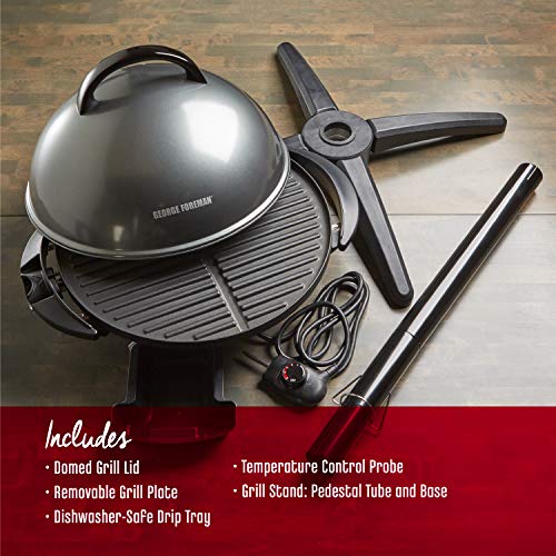 George Foreman 15-Serving Indoor/Outdoor Electric Grill #TOP4