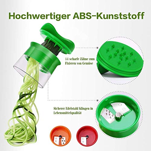 ELIRIVAWET - Affettaverdure a spirale 3 in 1 per