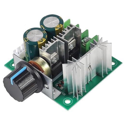 PWM DC Motor Speed Controller 12V-40V 10A | PWM Voltage Regulator & LED Dimmer Switch for DC Motors, Fans, Pumps, DIY Electronics-image-0