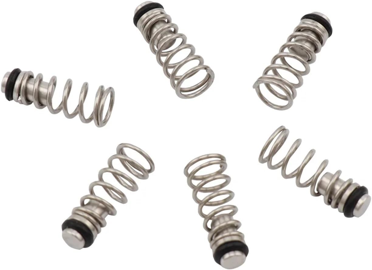 Brewing Equipment Stainless Steel Universal Poppet Valve Draft Beer Parts Fits Beer Brewing Cornelius Type Ball & Pin Lock Keg Post Brewing Equipment(6pcs)