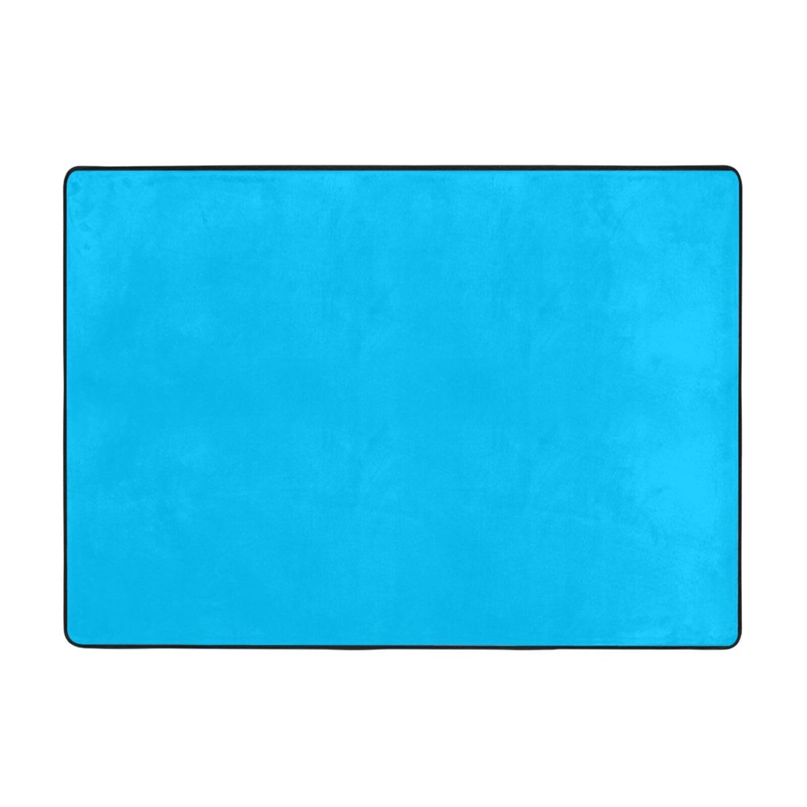 Tapis bleu clair flanelle pour protéger le sol et réchauffer vos pieds