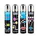 Bundle - 4 Items - Clipper Lighter Classic Video Games "Atari" Collection
