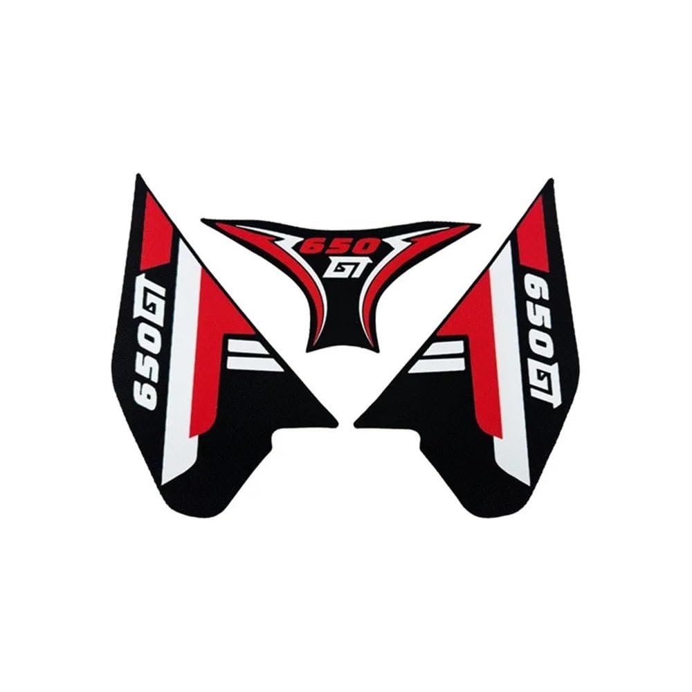 Motorcycle Fuel Tank Protector for CF&Moto 400GT 650GT Motorcycle Tank Decal Knee Sticke(650GT E)