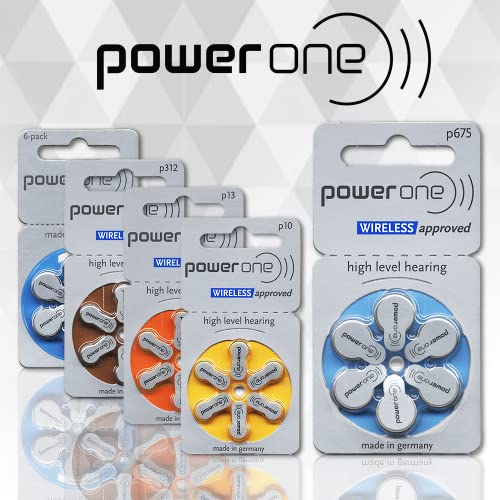 Power One Size 675 Hearing Aid Batteries (120) #TOP3