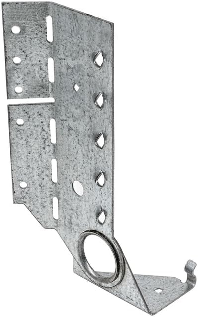 Simpson Strong-Tie LSSJ210RZ LSSJ ZMAX Face-Mount Adjustable Light Slopeable/Skewable Jack Hanger for 2x10, Right