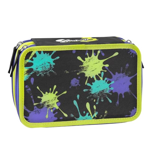 Trousse 3 compartiments Splatoon pour ne plus perdre ses crayons à l'école primaire - 7