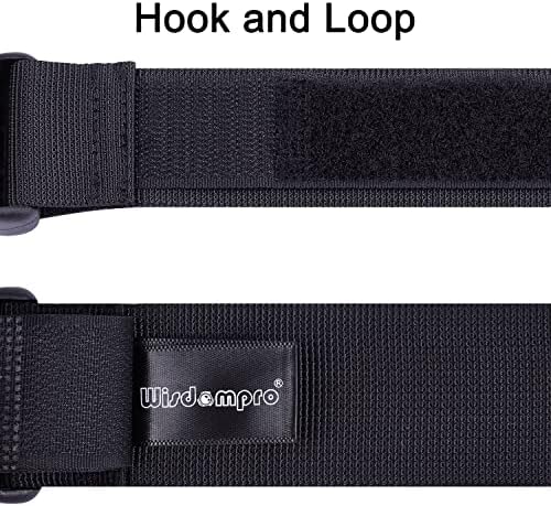 Wisdompro Add a Bag Luggage Strap, 1 Set of Heavy Duty Adjustable Travel Suitcase Connector Belt, Travel Attachment Accessories for Connecting Your Luggage - Black (T-type and Normal)