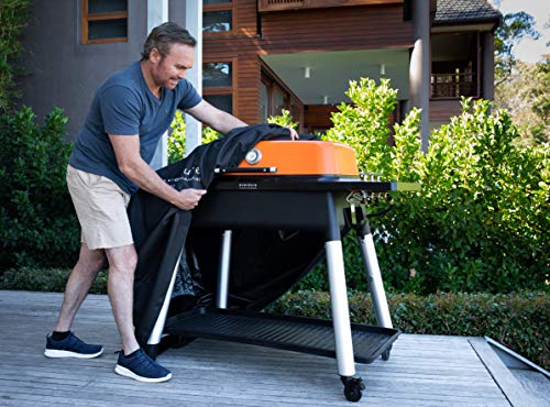 Everdure By Heston Blumenthal Furnace Freestanding Gas Grill Long Cover, Durable Straps, Waterproof Lining And 4 Season Protection, Black #TOP1