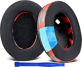 SOULWIT Replacement Earpads for Sony WH-1000XM4 (WH1000XM4) Headphones, Ear Pads Cushions with Noise Isolation Memory Foam, Added Thickness, Without Affecting Sensor-Silver