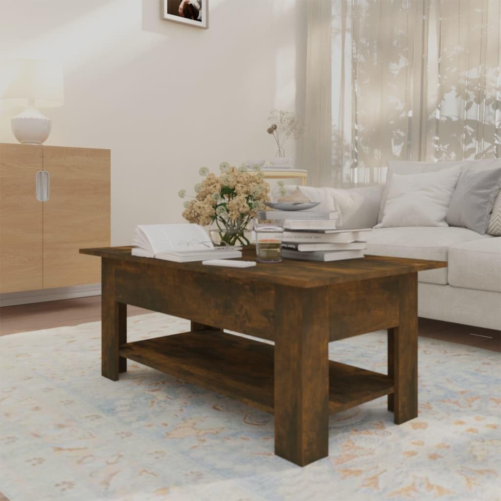 Couchtisch Räuchereiche 102x55x42 cm Spanplatte