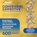 GenCare Senna Laxative 600 Tablets Senna 8.6mg Tablets with Natural Sennosides | Laxatives for Constipation, Bloating, Gas & Irregularity Relief. Safe & Effective | Generic for Senokot