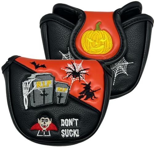 Giggle Golf Halloween & Sugar Skull Golf Head Covers (for Mallet/Halloween)