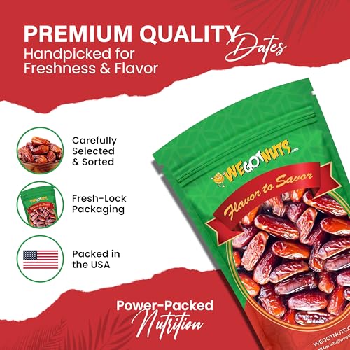 5 Pounds Of Dates Pitted (80oz) No Added Sugar, Non GMO, Kosher Certified,Healthy Snack for Kids & Adults - Image 6