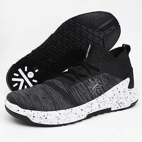 Image of Men's Pro-Train Training Shoes, Breathable Mesh Upper, Sockliner, Provides Stability, Enhanced Grip, Multi Directional Flexibility, High Energy Return, Lace-Up, Pull Tabs