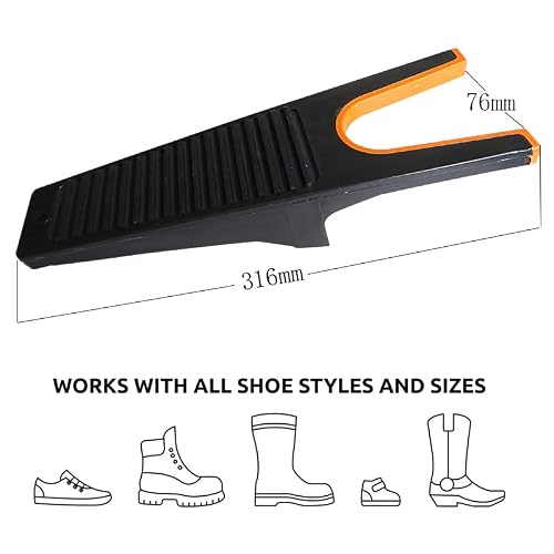 Boot Jack Cowboy Boot Remover, Boots Remover Rubber Grip Waterproof Convenient Universal Boots Puller For Shoes Cowboy Work Boots #TOP4