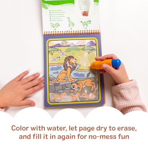 Image of Melissa & Doug On The Go Water Wow! Reusable Water-Reveal Activity Pad - Safari - FSC Certified