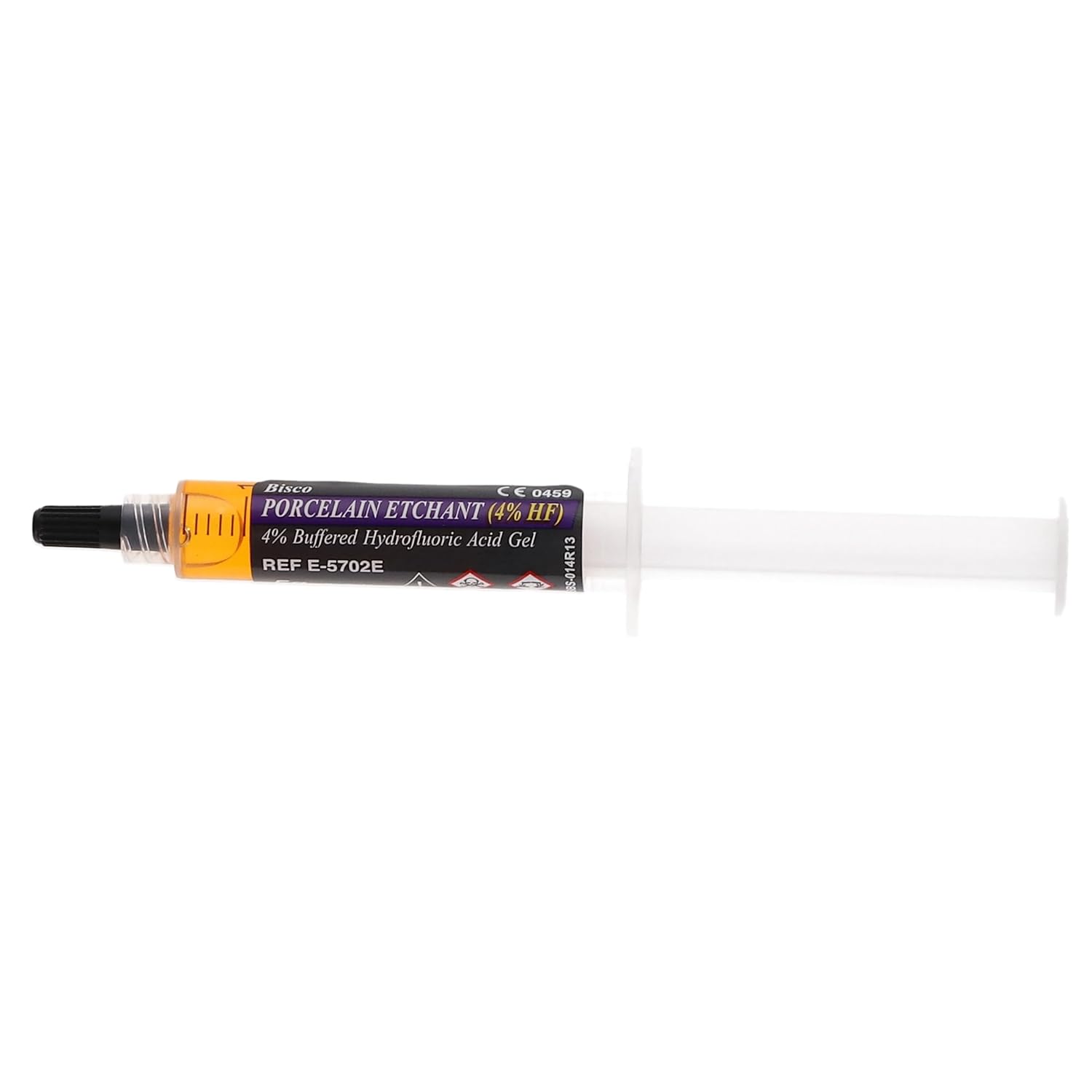 Bisco E-5702EP Porcelain Etchant Gel 4% Hydrofluoric Acid Buffered Syringe 5 Gm