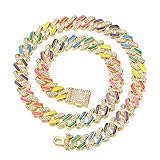 【 ❥ IDEAL PARA REGALO 】 Nuestras joyas de hip hop con encanto de moda son perfectas para hip hop, rapero, banda, fiesta, bar, cita, estudio fotográfico y sesiones de video. ¡Y proporcionamos un embalaje bueno y cuidadoso, es muy adecuado como regalo para usted, su amante, familia, amigos, hermanos y compañeros de trabajo!
