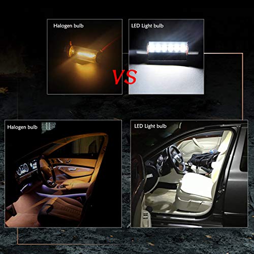 Image of LASFIT 36MM LED Bulb Festoon 6418 6411 DE3423 LED Use for Dome Map Door Interior Door Trunk Glove Box Lights 6000K White Light(2pcs)