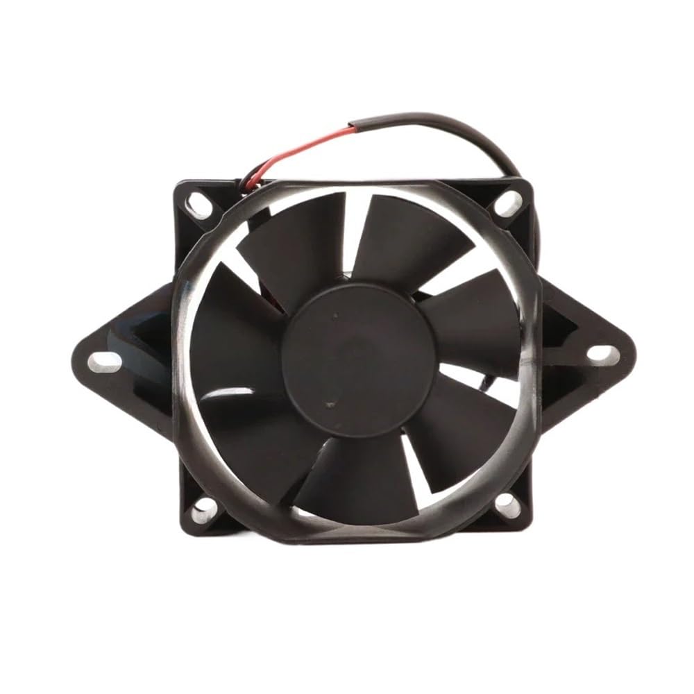 Radiateur Moto Ventilateur Radiateur Thermo Forme Carrée Réservoir d'eau Ventilateur De Refroidissement pour 150cc-250CC Quad Dirt Bike ATV Buggy Go Kart Pièces De Moto