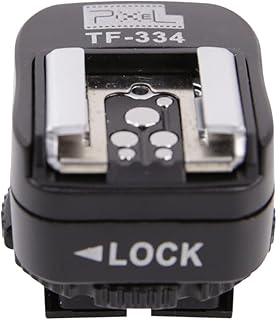 TF-334 Flash Hotshoe Adapter with PC Sync Port, Manual Mode, Compatible with Sony A7 A9 NEX6 RX1 HX50 A6300 Mirrorless Cameras, Mount Compatible with Canon Nikon Speedlite and Flash Triggers