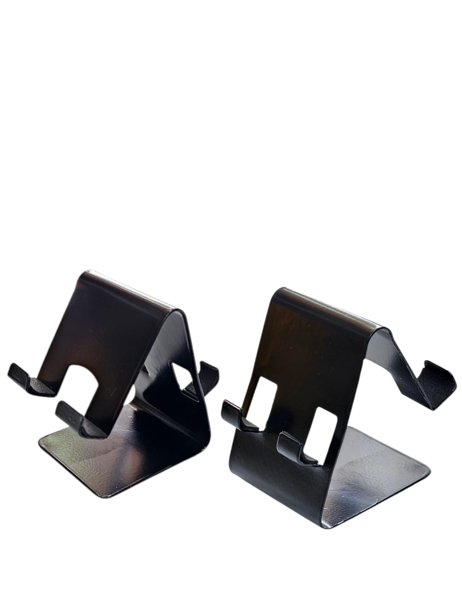 Metal Phone Stand for Desk, Two Side Tabletop Stand, Cellphone Holder Compatible with All Mobile Phones (Pack of 2)-image-2