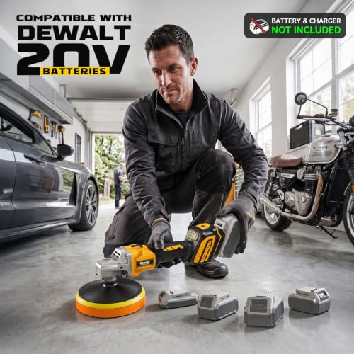 Ecarke Cordless Rotary Polisher Kit for DeWalt