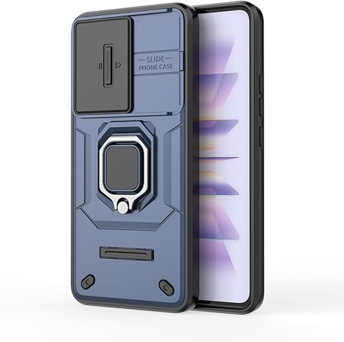 Vista 131 de Compatible con carcasa de soporte Honor 90 5G, con cubierta deslizante para lente de cámara compatible con funda Honor 90 5G REA-AN00 REA-NX9