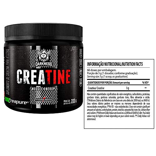 Bcaa Fix Darkness 400 Tabs + Creatina Creapure 200g Integralmedica