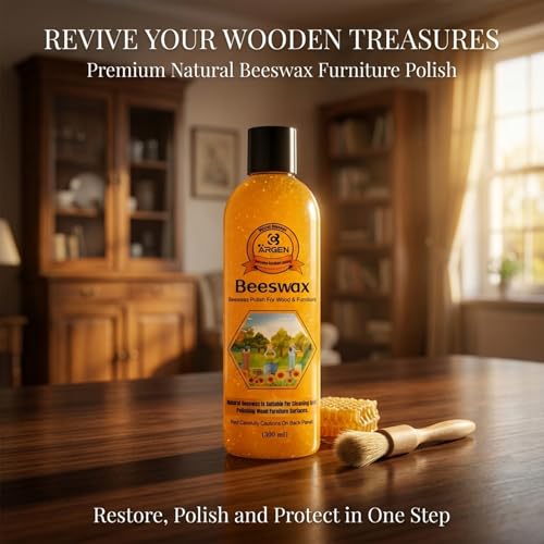 Image of CARGEN Beeswax Furniture Polish - Natural Wood Wax Conditioner 300ML