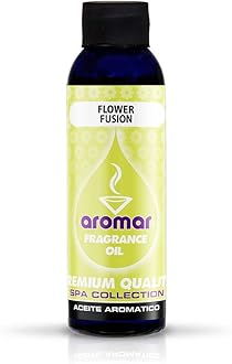 AROMAR Premium Fragrance Oil, Flower Fusion 4oz. Bottles. Long Lasting Aromatic Scent, Fresh and Revitalizing Aromatherapy for Living Room, Bedroom, and Kitchen