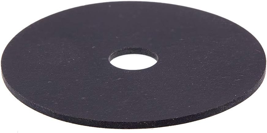 Prime-Line 9086124 Fender Washers, 3/8 In. X 2 In. OD, Black Neoprene (10 Pack)