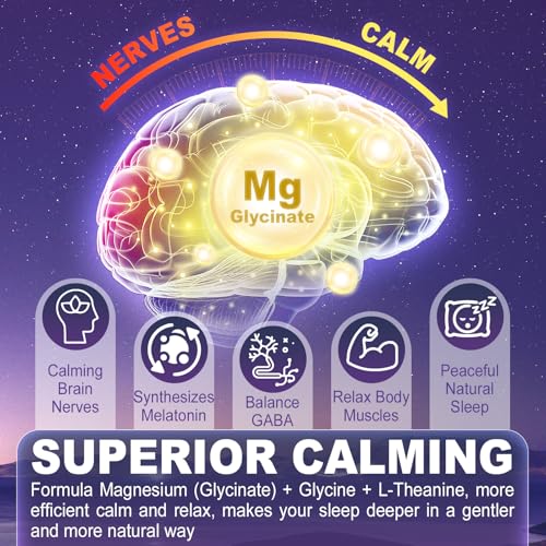 Ellamentz Magnesium Glycinate Gummies 250mg (Sugar-Free, 120-count 2-Pack) — view 4