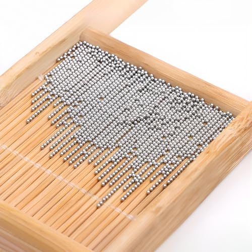 Premium Edelstahl Reinigungsperlen,Filterbeutel 8 * 10cm, 1000 Stücke Reinigungskugeln Set Aus Edelstahl,Wiederverwendbar & Bpa-Frei für Dekanter,Vase,Karaffen,Glas(Filterbeutel + Reinigungsperlen)