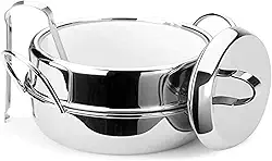 Balde Térmico para Gelo com Tampa e Pinça 1L Alças Niqueladas – Forma Inox