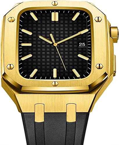 Protéger Apple Watch 45mm avec ce kit bracelet caoutchouc fluoré antichoc - 2