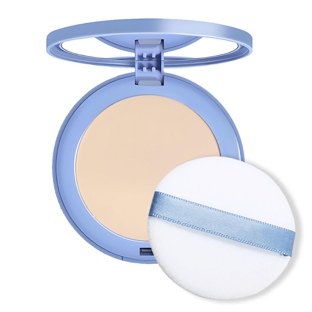 Pressed Matte Face Powder Makeup & Setting Powder for Poreless Wrinkle Blurring Contour Concealer Finishing,Lightweight,High Coverage,Shine Control, N.W 10g (01#)
