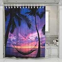 Rideaux De Douche Et 12 Crochets, 3D Anti Moisissure