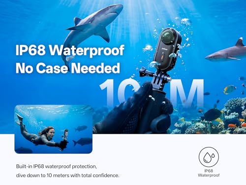 Pelsee Clip1 Mini Action Camera, Hands-Free POV Cam with Stabilization, 1/1.27" Large Sensor, Native 2.7K Video, IP68 Waterproof, Magnetic Mount, 120-Min Battery, Built-in 64GB eMMC – Black — view 3