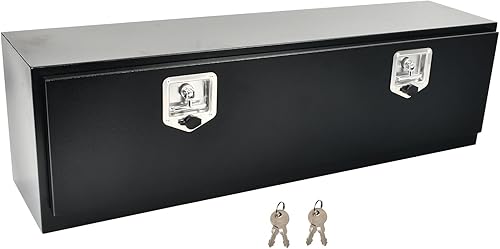 Miniatura 28 de Caja de Herramientas para Camión de Servicio Pesado de Acero de 48'' para Debajo de la Cama del Remolque Coche Exterior con Cerradura y Llave - Caja
